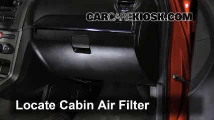 2009 Saturn Vue Red Line 3.6L V6 Air Filter (Cabin) Check